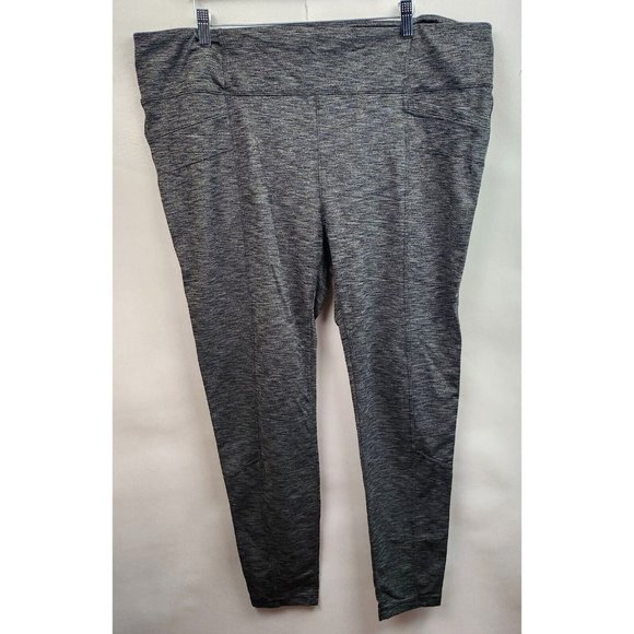 Athleta Pants - Athleta Heather Gray Exercise Stretch Activewear Leggings Pants Size 2X